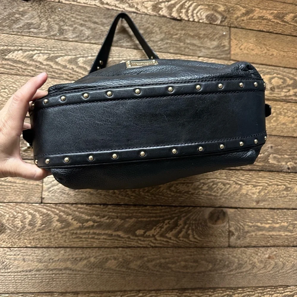Michael Kors Black Pebbled Leather Shoulder Bag
